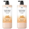 Happy Bath Natural Really Mild Body Wash, 900g, 2 Pieces / 해피바스 내추럴 정말 순한 바디워시, 900g, 2개