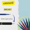 Online magiXX, 3 x Boys Erasable Gel Pen Blue Erasable