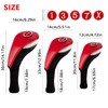 Andux 4pcs/Set PU Golf Wood Club Head Covers 460cc Driver