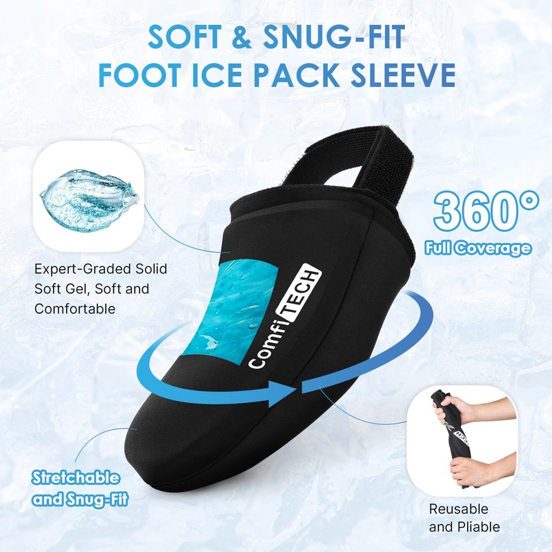 ComfiTECH Foot & Toe Ice Pack Sleeve for Forefoot 1