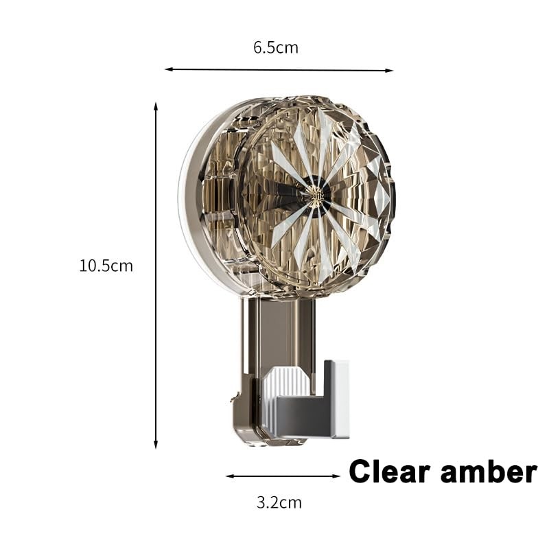 Kuangpu 3 Pack Vacuum Rotation Suction Cup Hook, 44 LB