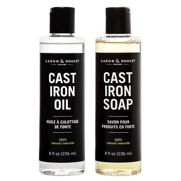 CARON & DOUCET - Cast Iron Cleaning & Conditioning Set: