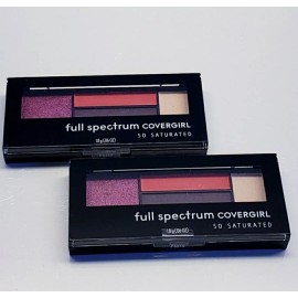 COVERGIRL So Saturated Quad Palette, FS210 With It, 0.06 oz, 4 Shades(twin Pack)