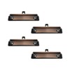 Pastlla 4Pcs Clipboard Clips 4.72" Metal Mountable Clipboard Clamp Hardware
