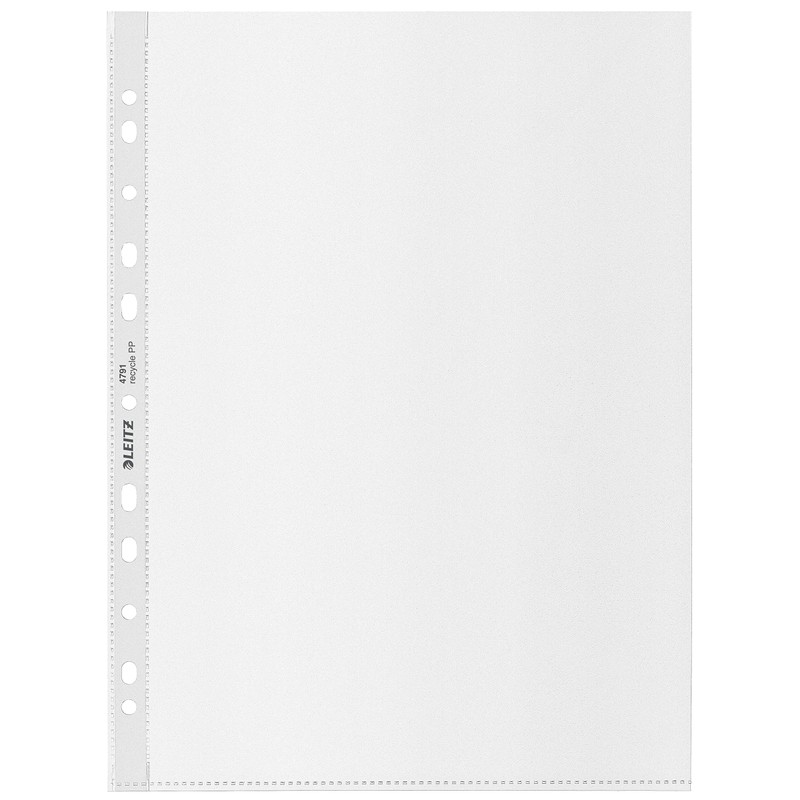 Leitz economy document wallet a4 colourless pp grained waterproof pack