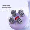 Electronic Scalp Massager Waterproof Kneading Vibration Multi Functional Rechargeable Handheld
