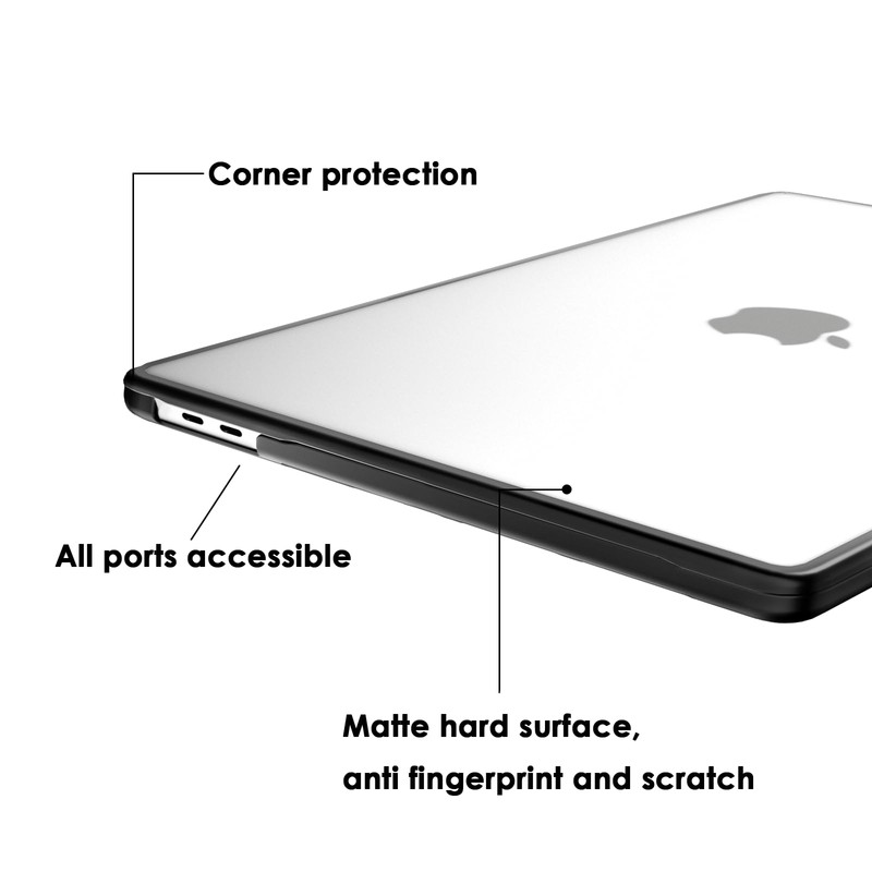 eleger Anti-cracking Case compatible with MacBook Pro 13 inch M2/M1