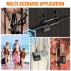 MeBantoo Cabinet Lock with Combination, Adjustable U-Shaped Combination Cabinet Lock