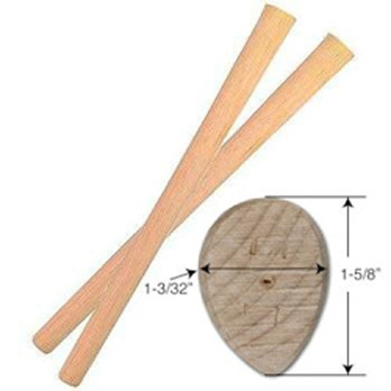 Set of 3 Extra 19" Hickory Handles for Tomahawks &