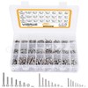 Set of 1080 Pieces M2 M3 M4 Carbon Steel Hex