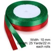100 m 4 Rolls Satin Ribbon Gift Ribbon Decorative Ribbon
