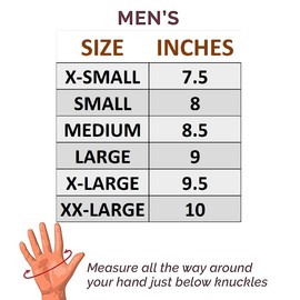 Riparo - Guantes de piel para hombre con costura inversa, sin dedos, medio dedo, para conducción (L, coñac)