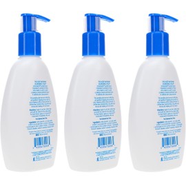 Vanicream Gentle Facial Cleanser for Sensitive Skin with Pump Dispenser, 8 Oz (Pack of 3)
