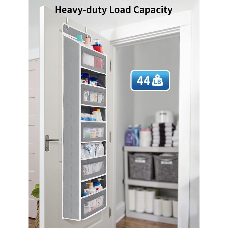 JARLINK 2 Pack Over the Door Organizer Storage, 5 Shelf