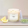 Calyan Wax Co. 3 Wick Candle, Lemon + Sage Scented