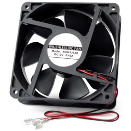 Mhrxusd RDM1238B Chassis Cooling Fan Compatible with Norcold RV 2118 Series 1200 1210 N1095 N61X Refrigerators, Replace 628685 Fridge External DC Fan DC12V 0.40A 2 Wire Brushless Inverter Cooling Fan
