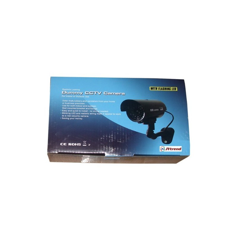 JYtrend Outdoor Dummy Fake Security Camera with Inflared LEDs Blinking