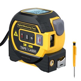 Lizihaowu 2025 The Almighty Ruler 3-in-1 Laser Tape Measure with LED Display,60m Digital Rangefinder, Infrared Measuring Tool
