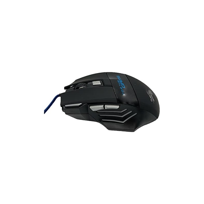 Mouse Gamer Óptico USB Dragón con Luz Led RGB 5500