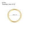 sourcing map O-Ring Buckle O-Rings 1.4 Inch (35 mm) for