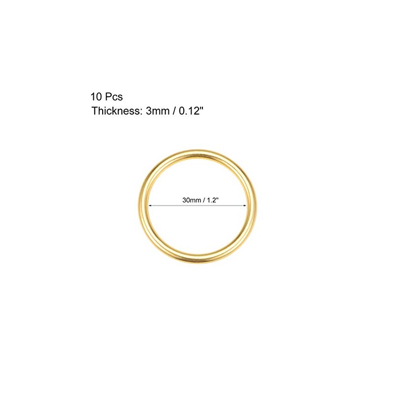 sourcing map O-Ring Buckle O-Rings 1.4 Inch (35 mm) for