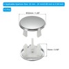 PATIKIL Sink Overflow Ring, 3Pcs Sink Trim Cover Basin Trim