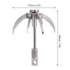 Outdoor Survival Hook Stainless Steel Foldable Climbing Grappling Hook for