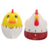 Zerodeko 2pcs Cartoon Mechanical Timer for Cooking and Baking Countdown