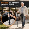TREKOLOGY Trek-Z Collapsible Hiking & Trekking Poles - Balance Support