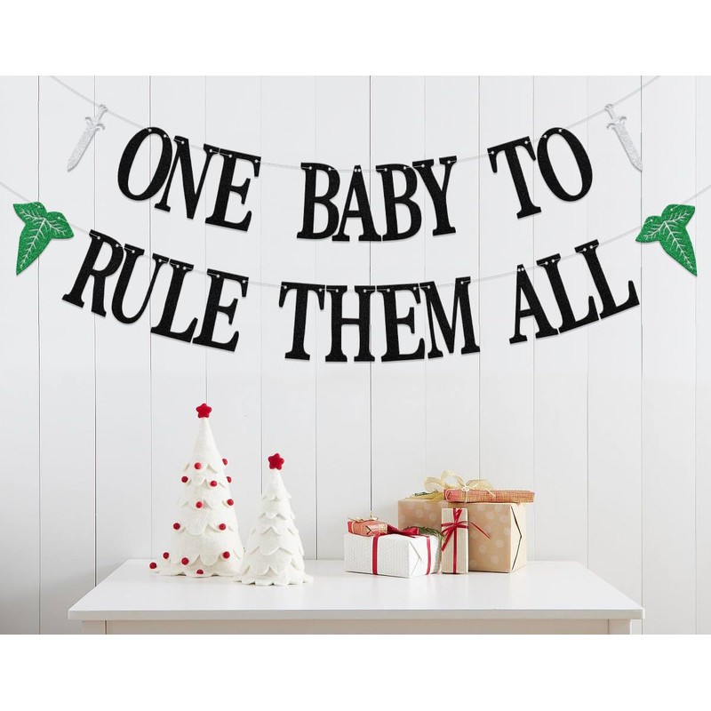 One Baby to Rule Them All Banner - Medieval Baby