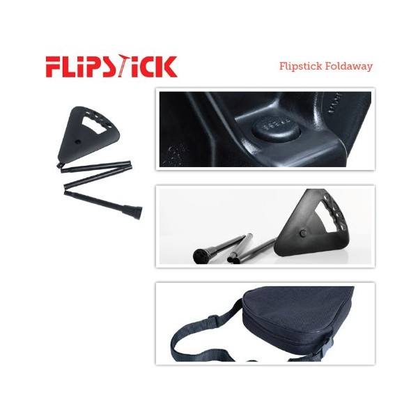 Flipstick - Blue - One foot folding chair/chair that can be easily carried as a cane