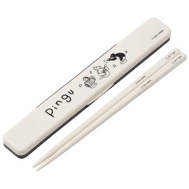 Skater ABC3AG-A Adult Chopsticks & Chopsticks Case Set, Antibacterial, 7.1 inches (18 cm), No Chatting, Made in Japan