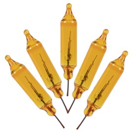 Yellow Mini Bulb 2.5 Volt 170mA 50/Bag