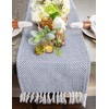 DII Woven Basics Collection 100% Cotton Knit Table Runner, 15x108,