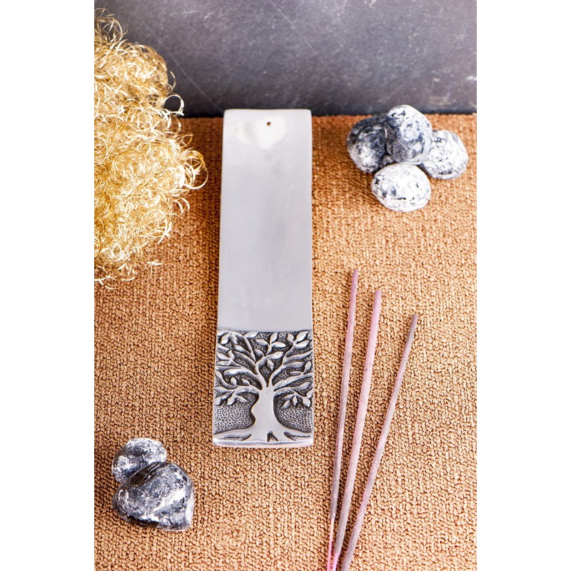 Berk Incense Stick Holder Modern Pure Metal *Life Tree* -