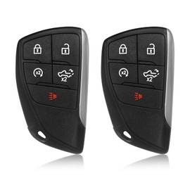 2 Keylessbest Replacement for 2021 2022 2023 2024 GMC Sierra 1500 Key Fob Remote Control YG0G21TB2 5 Buttons 433MHz