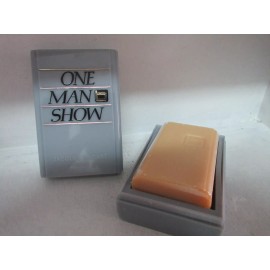 Jacques Bogart ONE MAN SHOW SOAP WITH DISH BY JACQUES BOGART 3 1/2 OZ/100 G FOR MEN