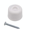 Rubber Door Stop White Pack of 2