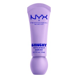 NYX PROFESSIONAL MAKEUP Smushy Matte Lip Balm, Tinted Lip Moisturizer with Soft, Matte Finish - Sugar Smush (Transparent)