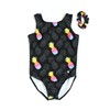 Destira - Maillot de gimnasia con diseño de piña (talla