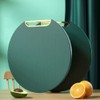 Naita, Round Cutting Board, Antibacterial, Heat Resistant, Boiling, Handle, Round
