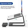 Hobimtek M5 Alüminyum Ergonomik Katlanır Macbook Bilgisayar Standı Bilgisayar Yükseltici