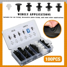 carauto2000 For Honda CAR 100x Box Set Bumper Fender Liner Push Type Retainer Clips Fastener