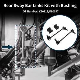 TUCKBOLD No.K90313/K90547 Rear Stabilizer Bar Links with 2 Pcs Bushing for Toyota Camry 1997-2001 for Toyota Avalon 1997-1999 Sway Bar Link Kits 1 Set