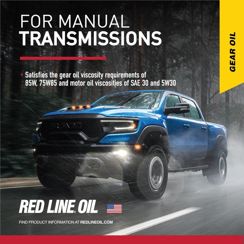 Red Line 50504 MT-85 Manual Transmission 75W85 GL-4 Gear Oil