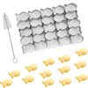 Gold Fish Cracker Cutter，25 Cavity Fish Cookie Cutter，Non-stick Dough Gold