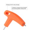 QUARKZMAN T-Handle Hex Wrench 2.5mm Metric CR-V T Key Allen