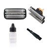 Replacement Shaver Foil and Cutter w/Razor Shaver Oil+ Clean Brush