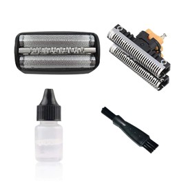Replacement Shaver Foil and Cutter w/Razor Shaver Oil+ Clean Brush For B-raun 5000&6000 Series Flex Integral&Flex XP 31B