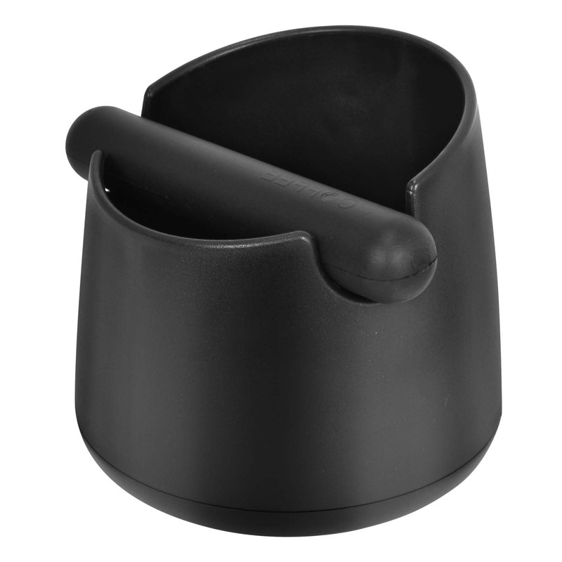 Espresso Knock Box, Black Coffee Knock Box, Round Coffee Bin,